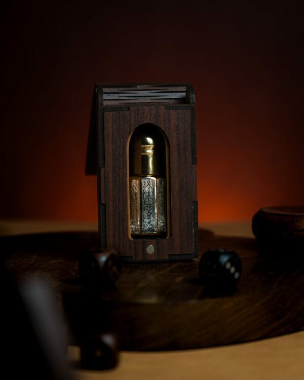 Mystic Sandalwood Roll-On Attar (Premium Wooden Box, 6ml) - Image 3